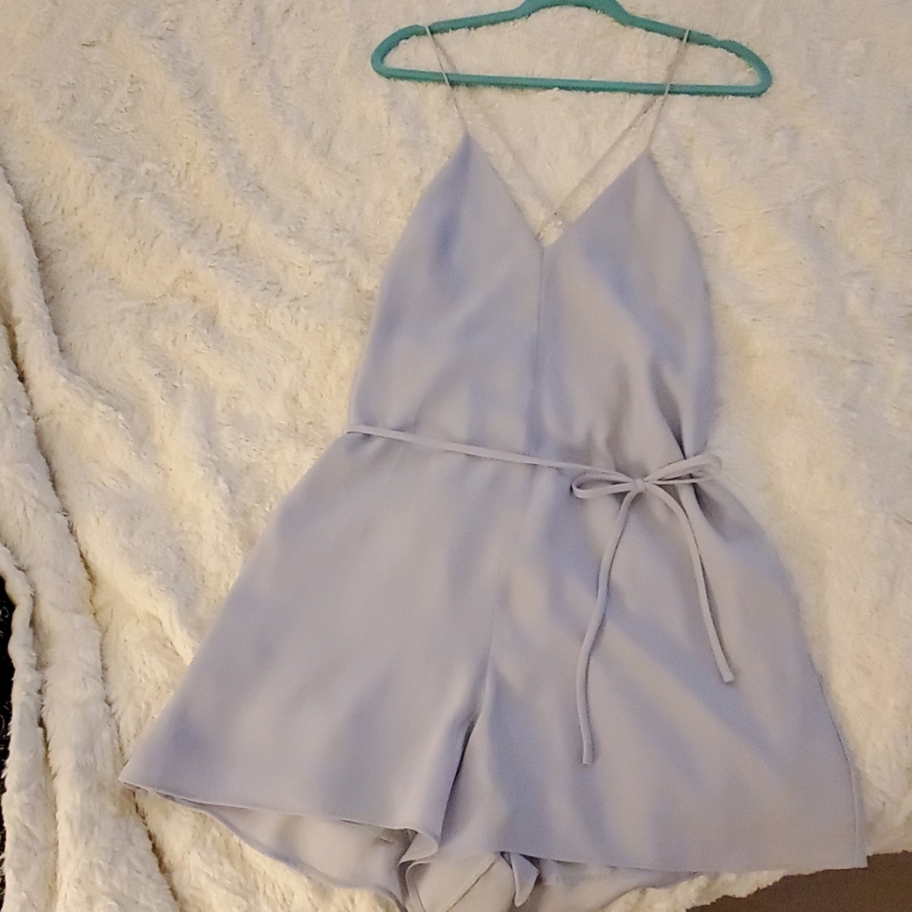 Silk romper